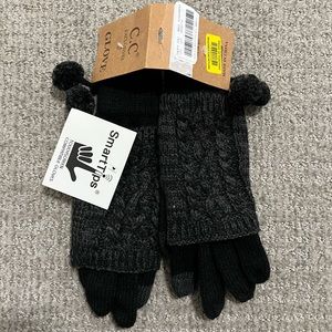 Black Smarttouch Gloves